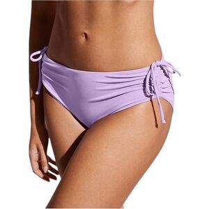 NWT CZ Yoga Elfin Purple Sunshine Side Tie Adjustable Bikini Bottom - Size XXS